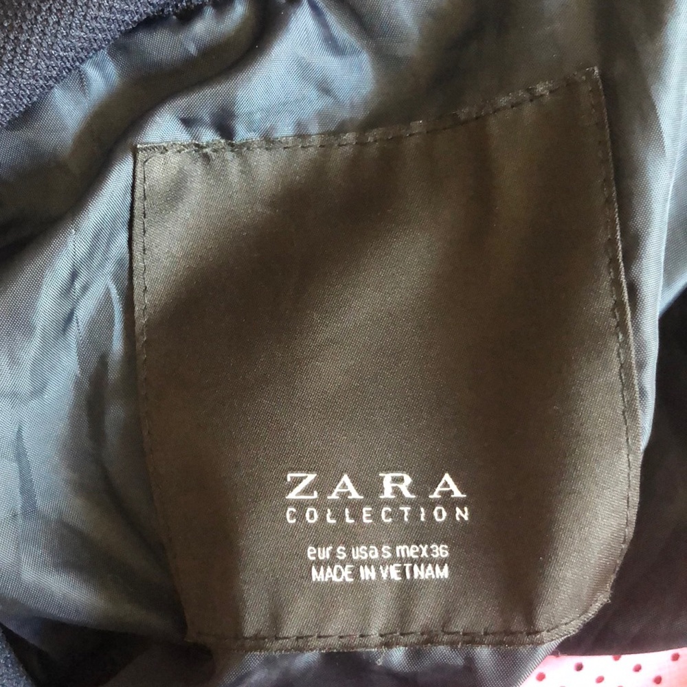 Mens Zara Collection Zip Jacket Size Small - Picture 7 of 8